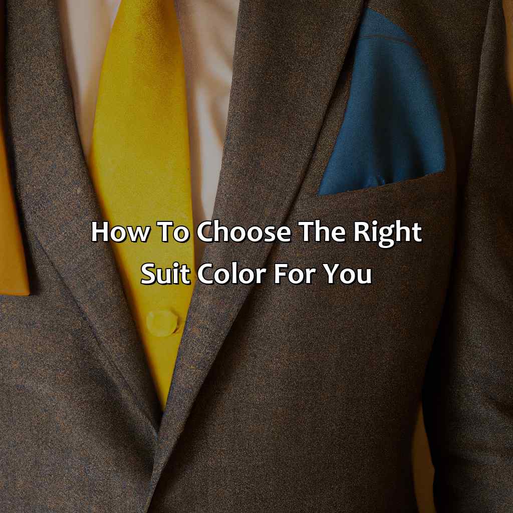 How To Choose The Right Suit Color For You  - What Color Suit For Interview, 
