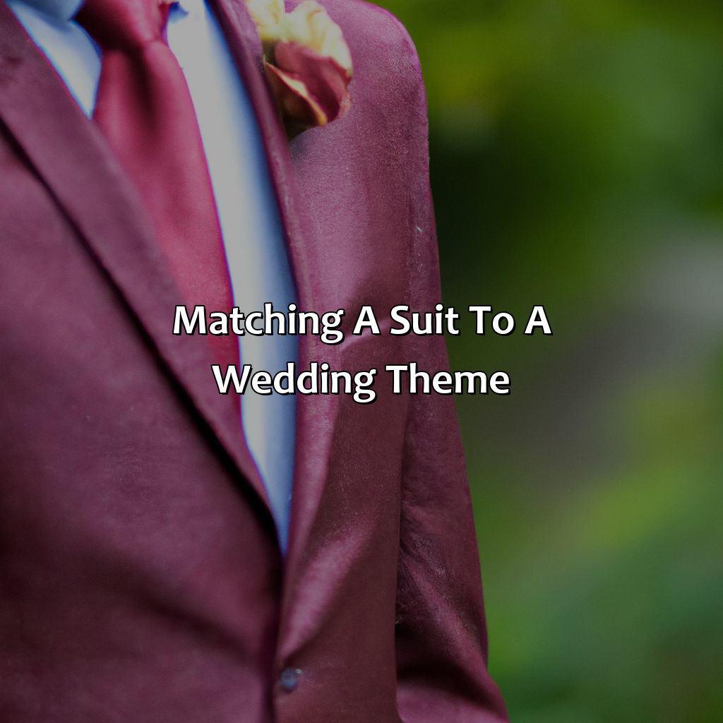 Matching A Suit To A Wedding Theme  - What Color Suit For Wedding, 