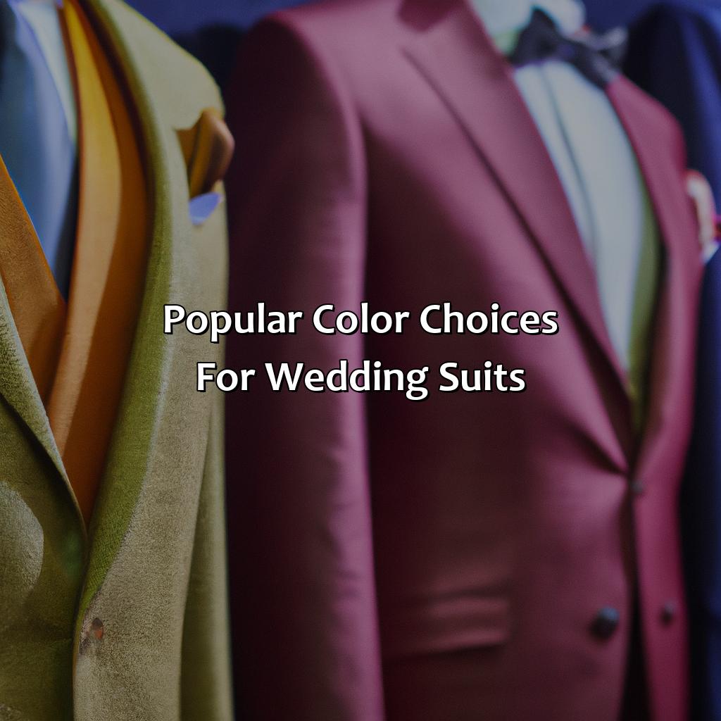 Popular Color Choices For Wedding Suits  - What Color Suit For Wedding, 