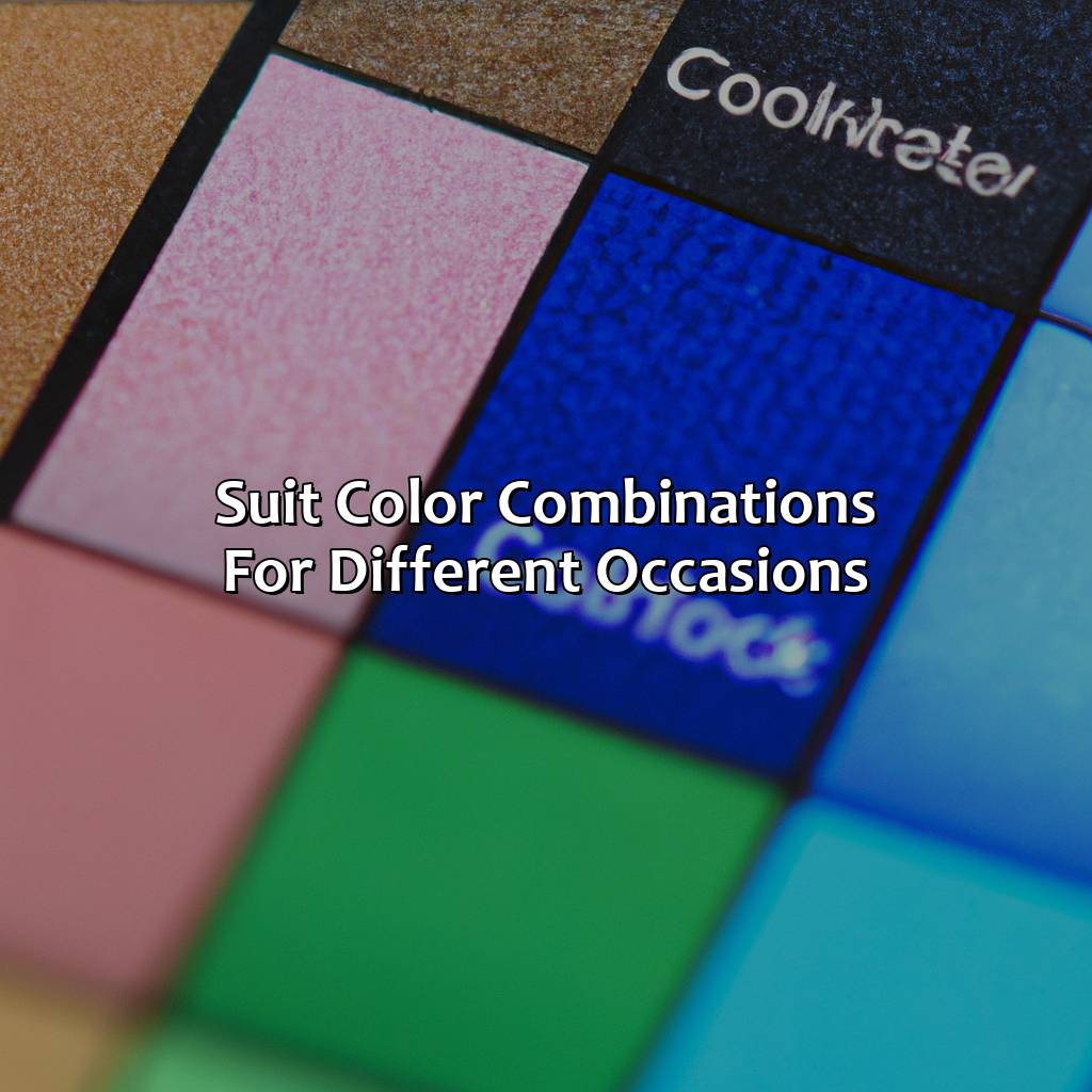 Suit Color Combinations For Different Occasions  - What Color Suit Should I Get, 
