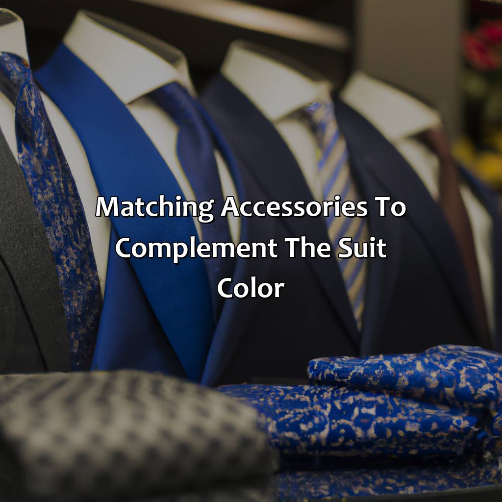 Matching Accessories To Complement The Suit Color  - What Color Suit Should I Get, 