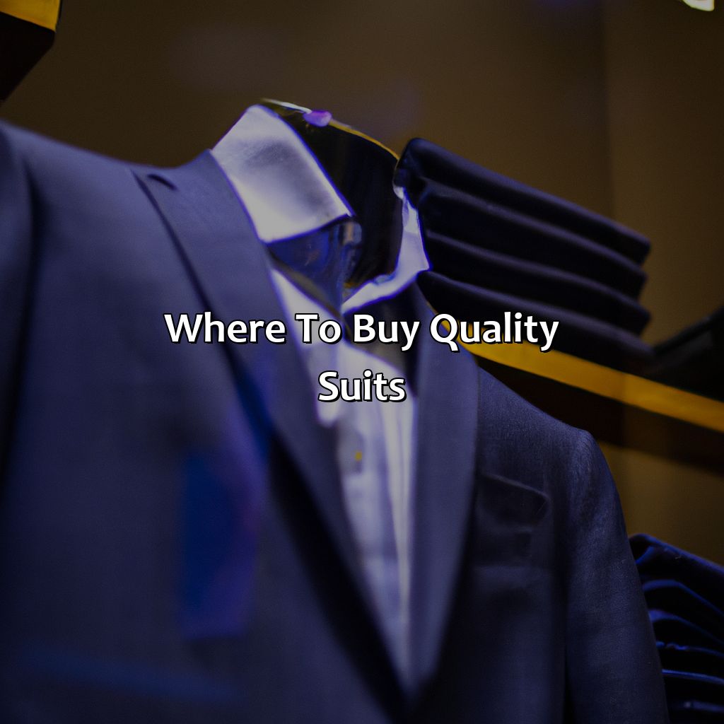 Where To Buy Quality Suits  - What Color Suit Should I Get, 