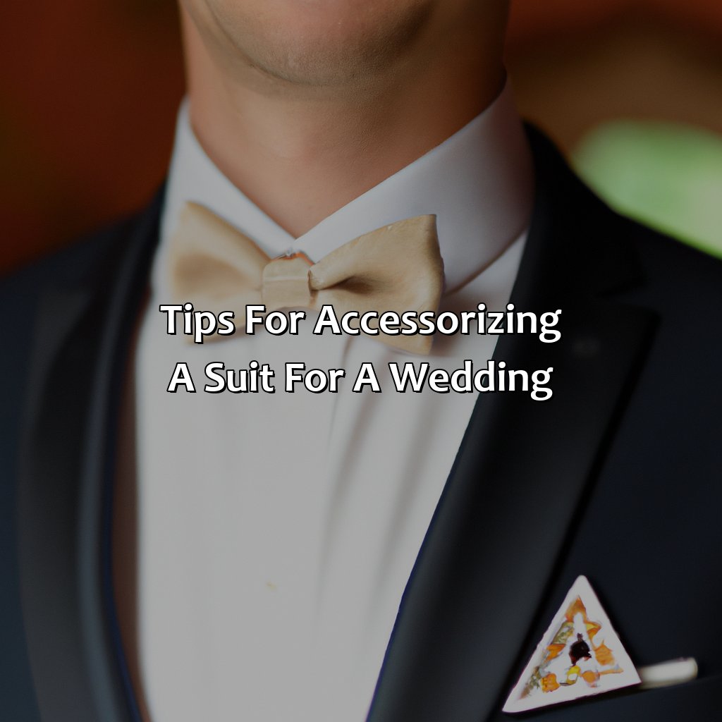 Tips For Accessorizing A Suit For A Wedding  - What Color Suit To Wear To A Wedding, 