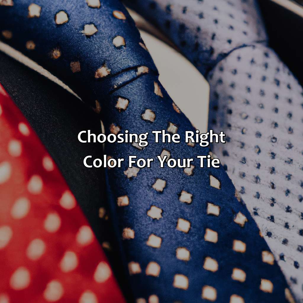 Choosing The Right Color For Your Tie  - What Color Tie Goes With A Blue Suit, 