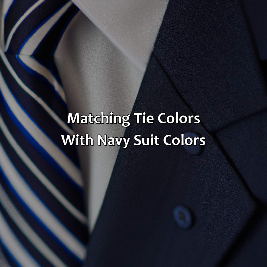 Matching Tie Colors With Navy Suit Colors  - What Color Tie To Wear With Navy Suit, 