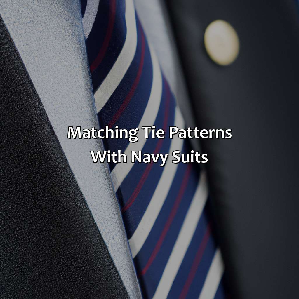 Matching Tie Patterns With Navy Suits  - What Color Tie To Wear With Navy Suit, 