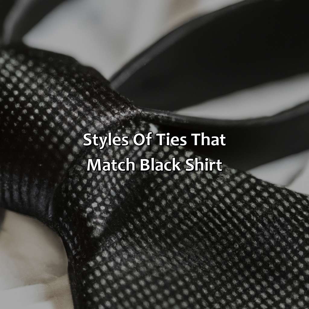 Styles Of Ties That Match Black Shirt  - What Color Tie With Black Shirt, 