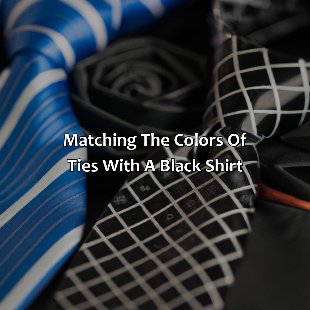 Matching The Colors Of Ties With A Black Shirt  - What Color Tie With Black Shirt, 
