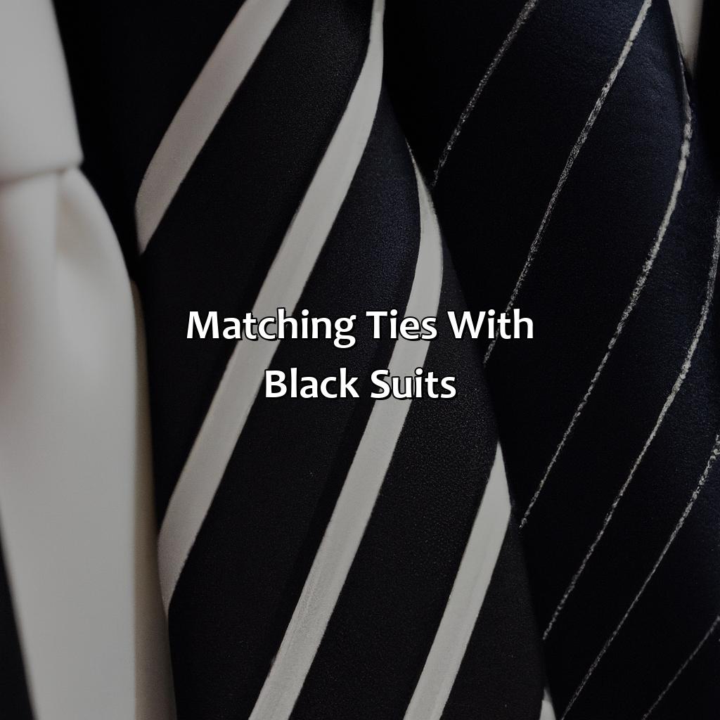 Matching Ties With Black Suits  - What Color Tie With Black Suit, 