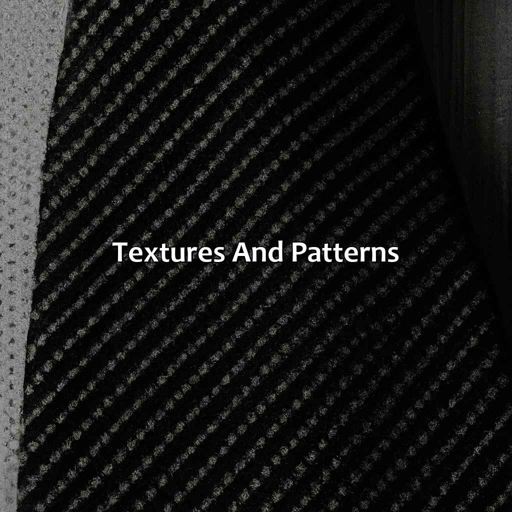 Textures And Patterns  - What Color Tie With Black Suit, 