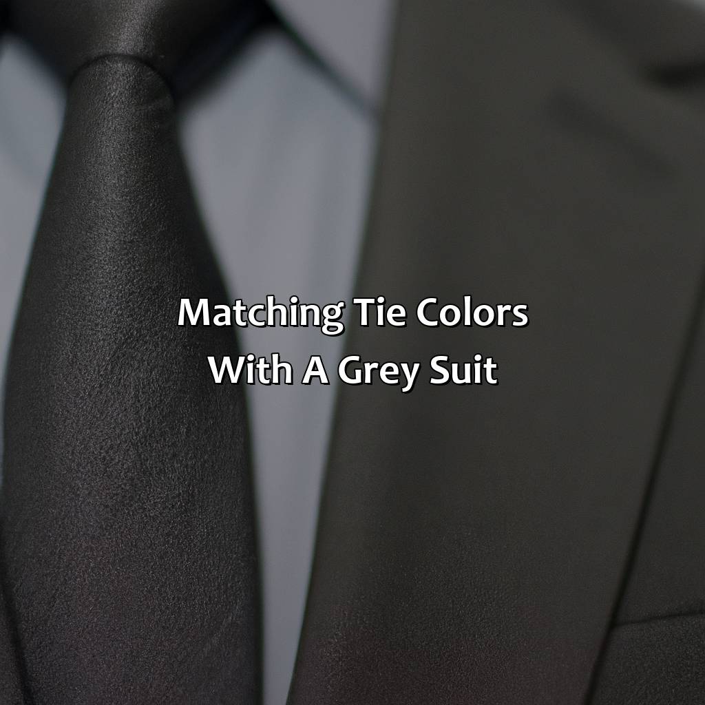 Matching Tie Colors With A Grey Suit  - What Color Tie With Grey Suit, 