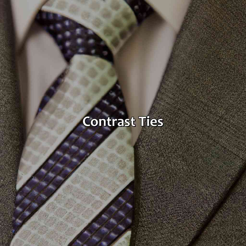 Contrast Ties  - What Color Tie With Grey Suit, 