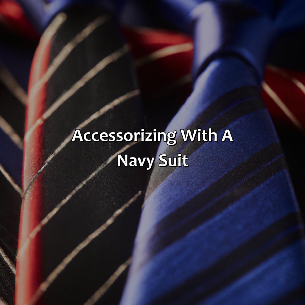 Accessorizing With A Navy Suit  - What Color Tie With Navy Suit, 