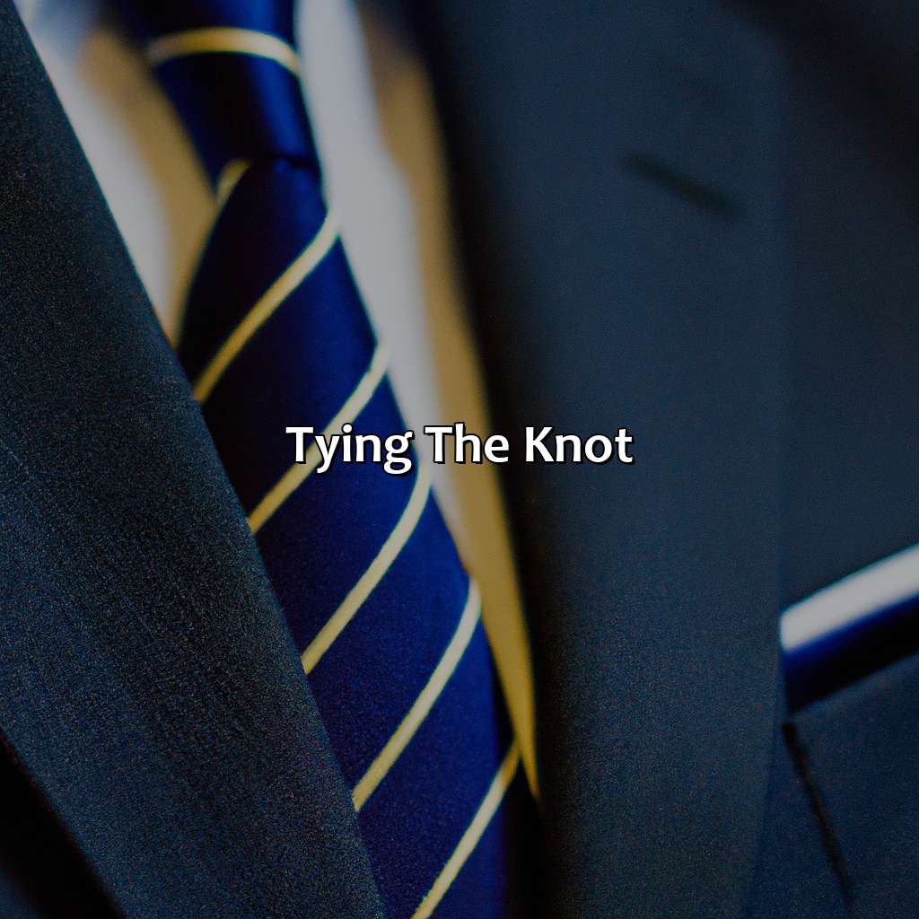 Tying The Knot  - What Color Tie With Navy Suit, 