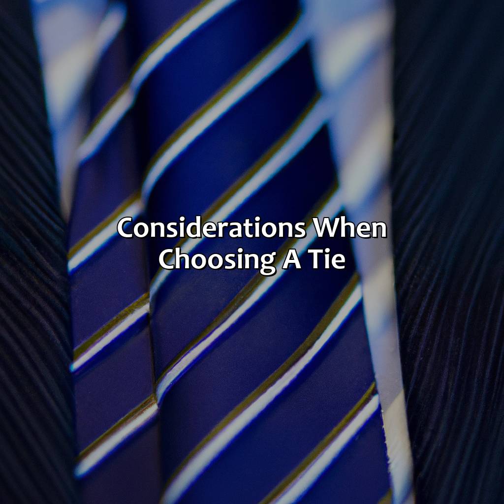 Considerations When Choosing A Tie  - What Color Tie With Navy Suit, 
