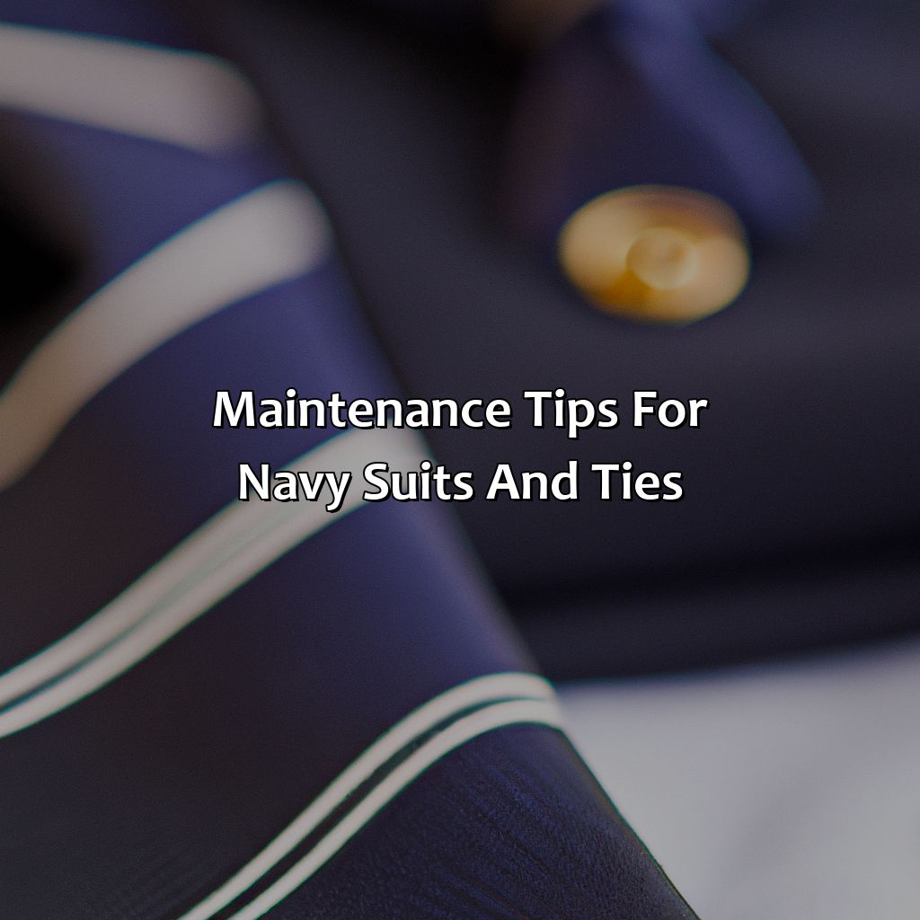 Maintenance Tips For Navy Suits And Ties  - What Color Tie With Navy Suit, 