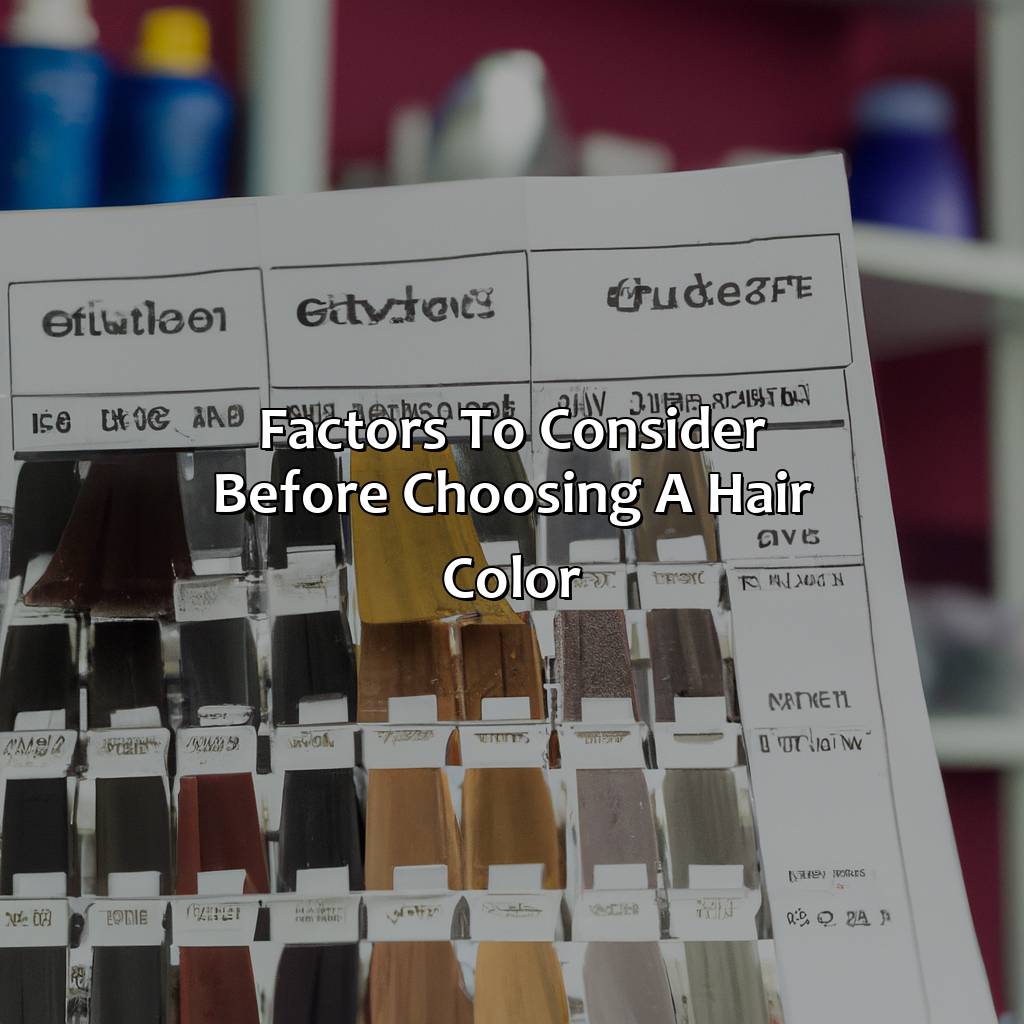 Factors To Consider Before Choosing A Hair Color  - What Color To Dye Hair, 