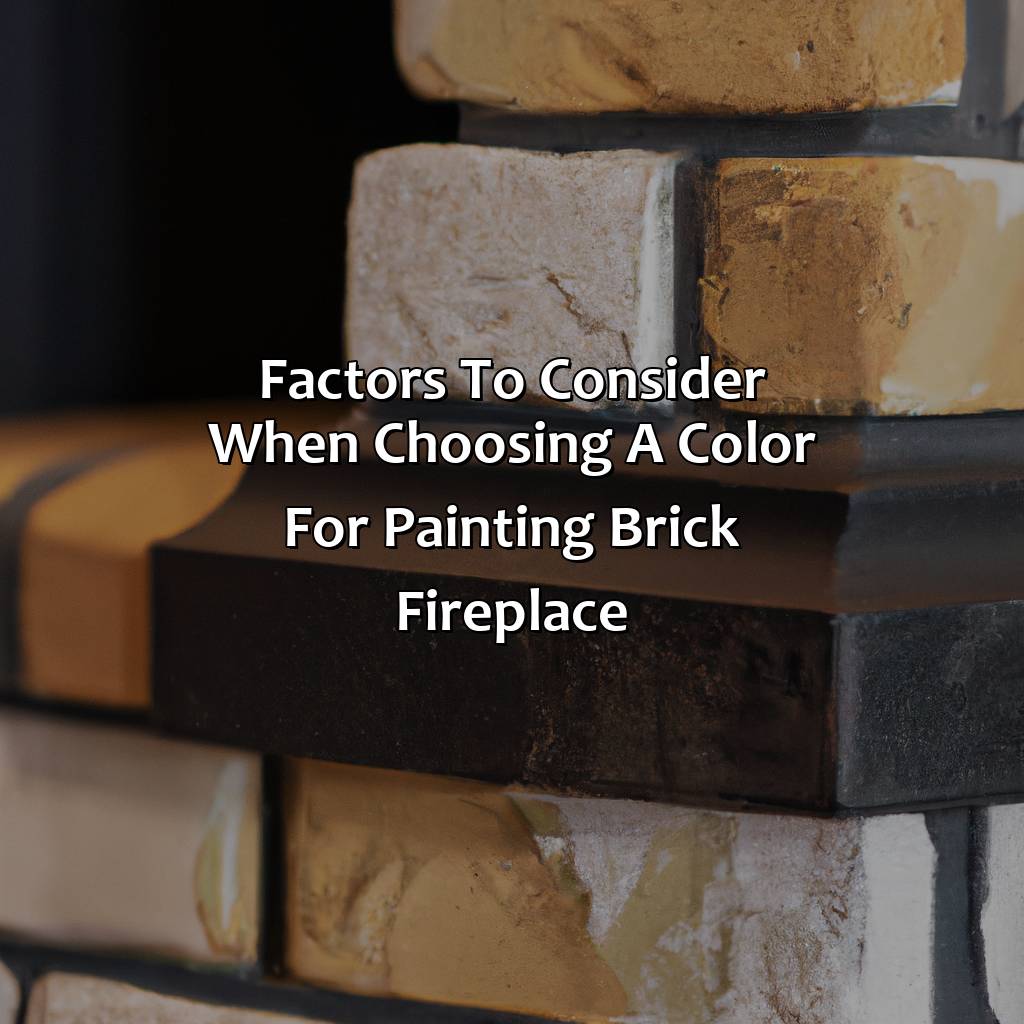 Factors To Consider When Choosing A Color For Painting Brick Fireplace  - What Color To Paint Brick Fireplace, 