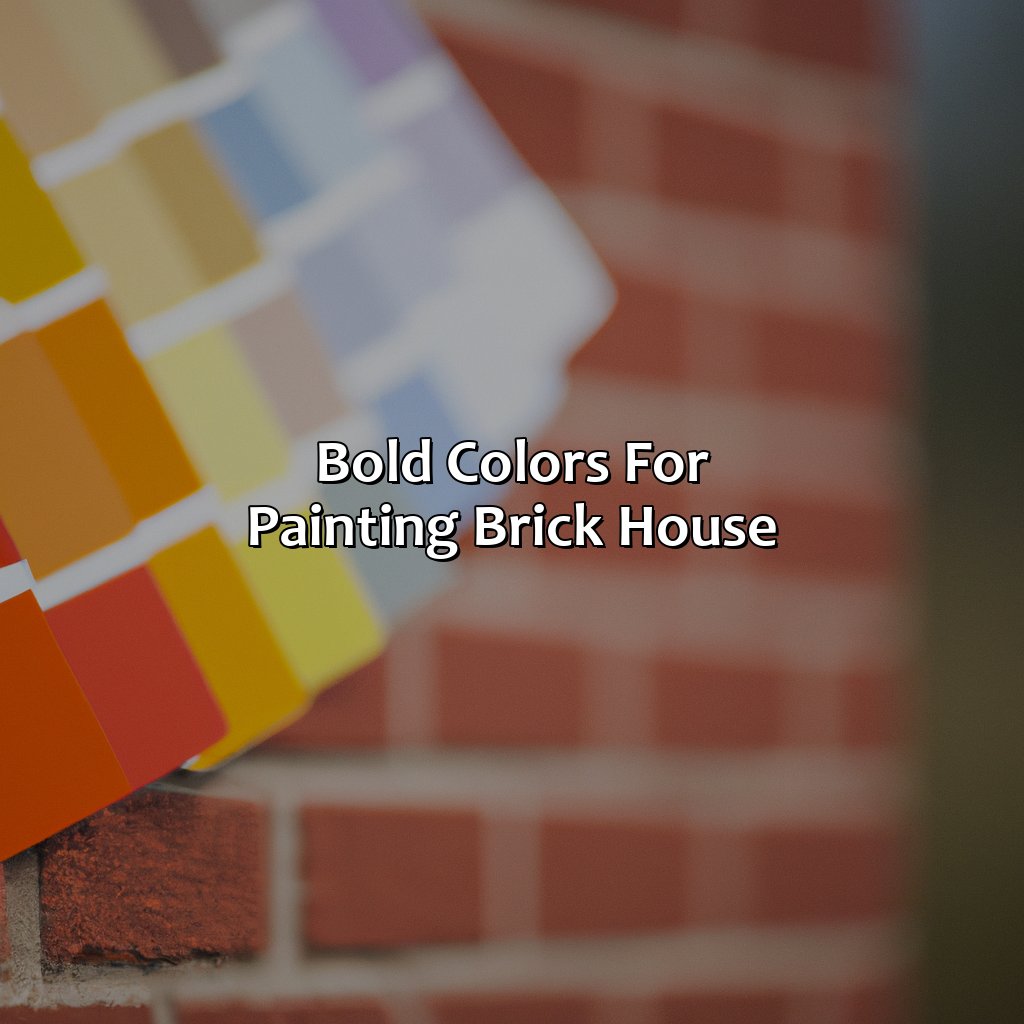 Bold Colors For Painting Brick House  - What Color To Paint Brick House, 