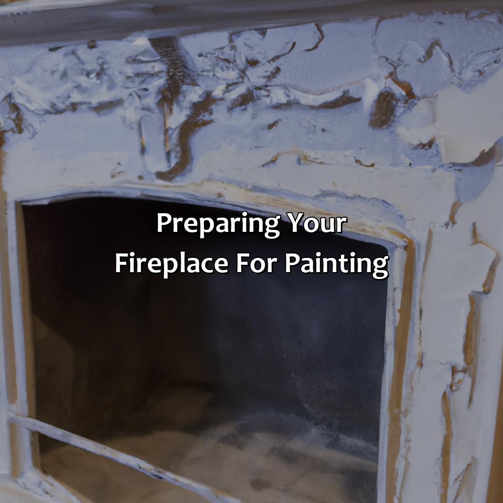Preparing Your Fireplace For Painting  - What Color To Paint Fireplace, 