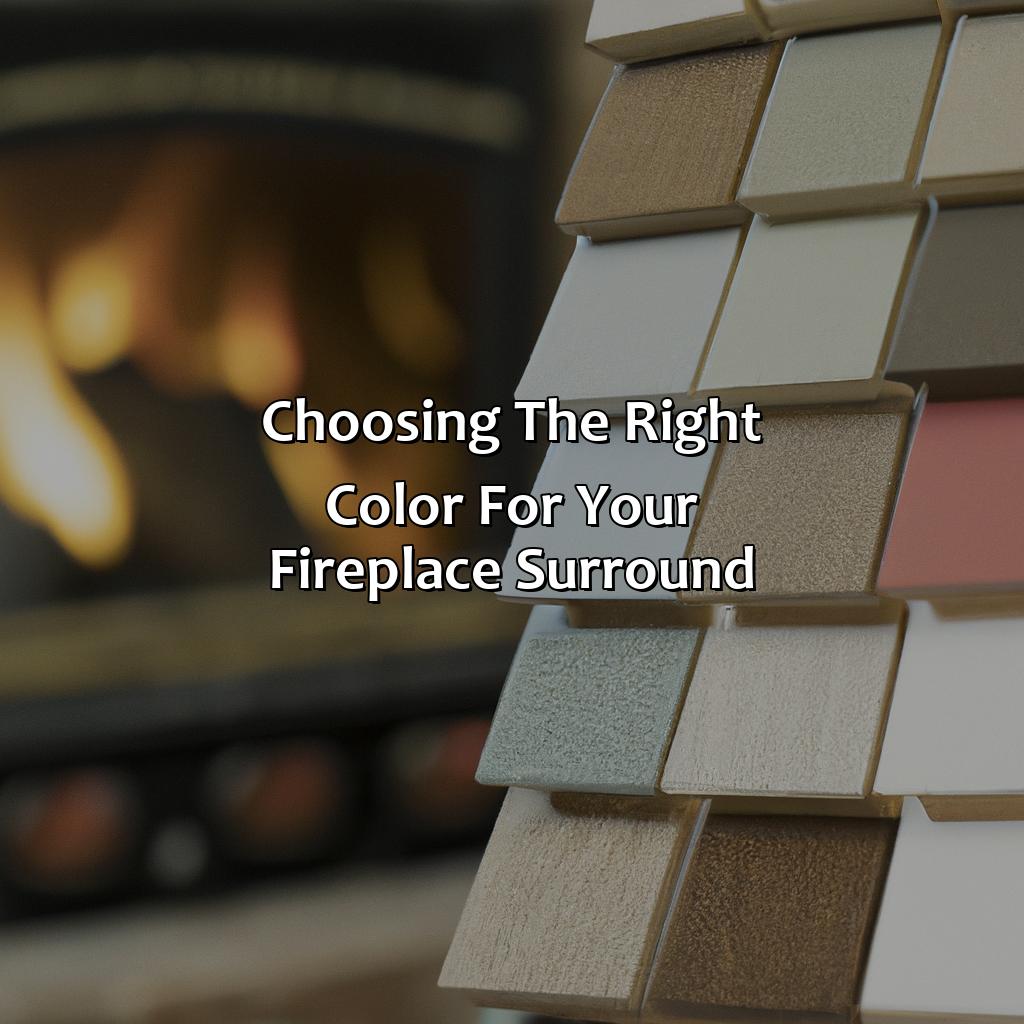 Choosing The Right Color For Your Fireplace Surround  - What Color To Paint Fireplace Surround, 