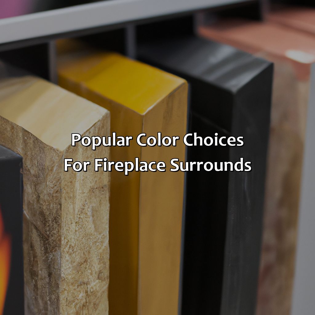 Popular Color Choices For Fireplace Surrounds  - What Color To Paint Fireplace Surround, 