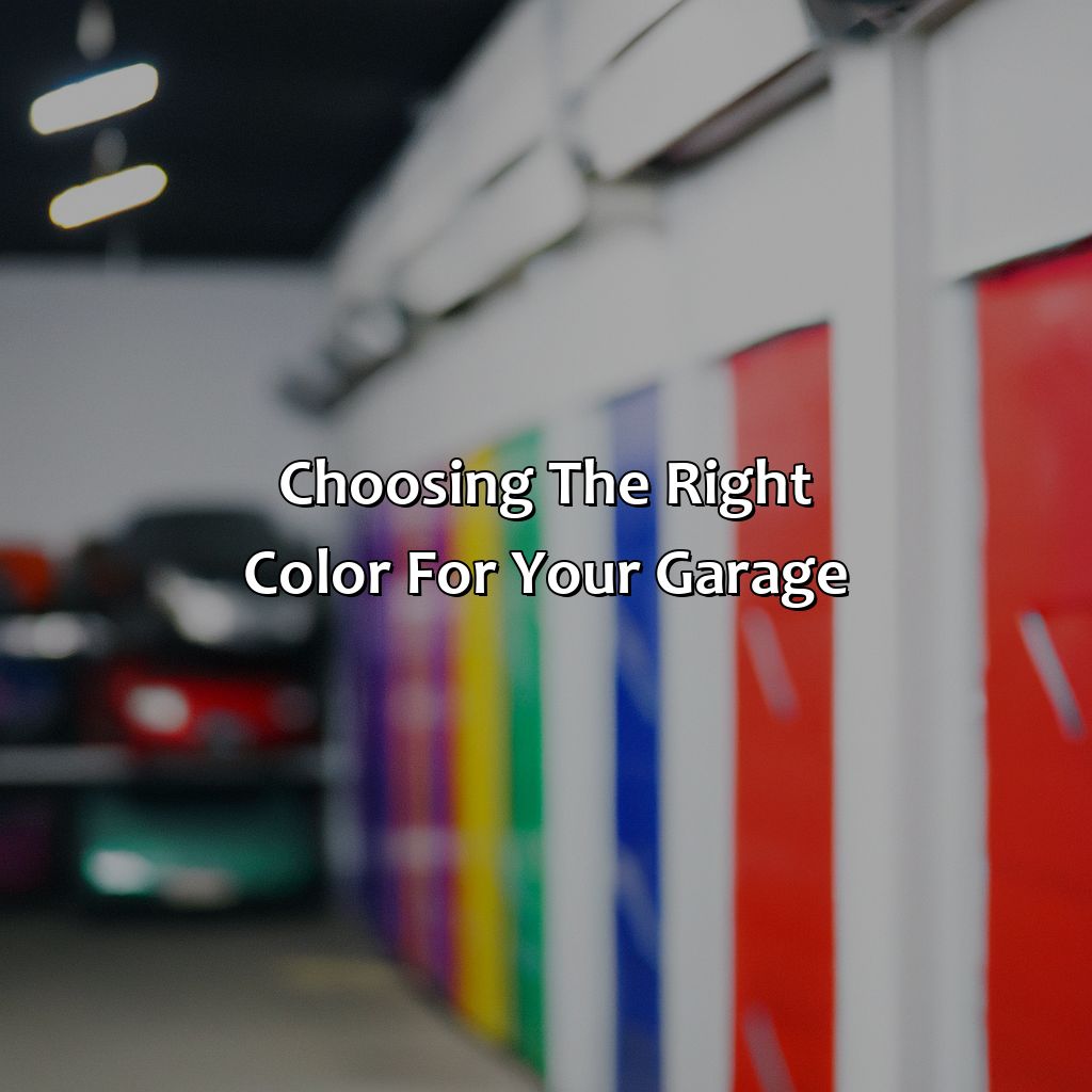 Choosing The Right Color For Your Garage  - What Color To Paint Garage, 