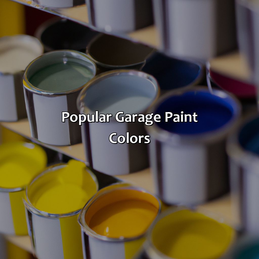 Popular Garage Paint Colors  - What Color To Paint Garage, 