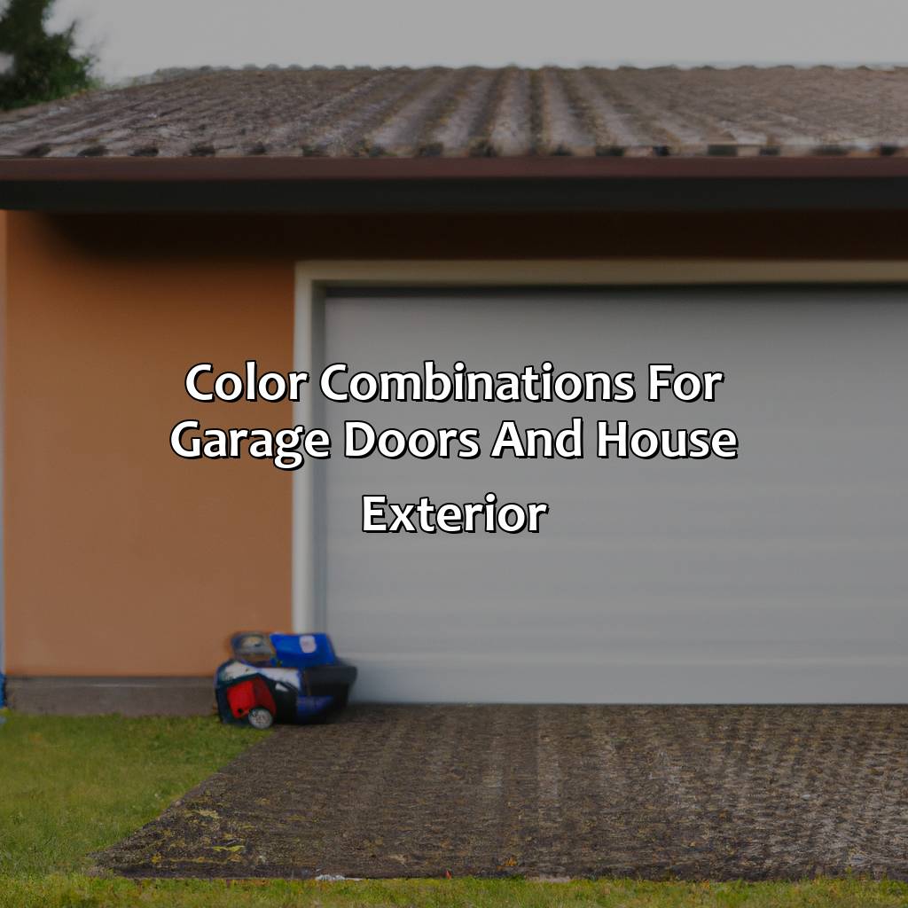 Color Combinations For Garage Doors And House Exterior  - What Color To Paint Garage Door, 