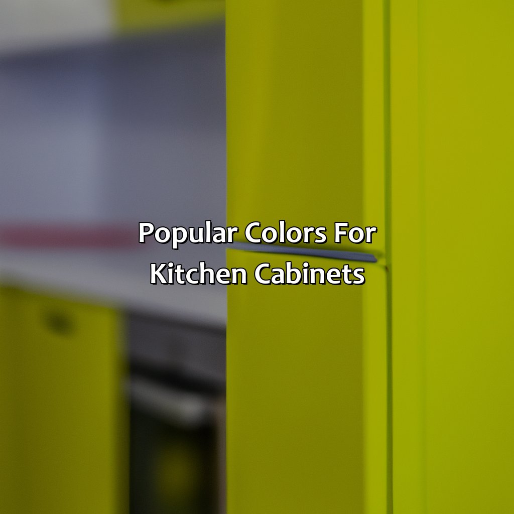 Popular Colors For Kitchen Cabinets  - What Color To Paint Kitchen Cabinets, 