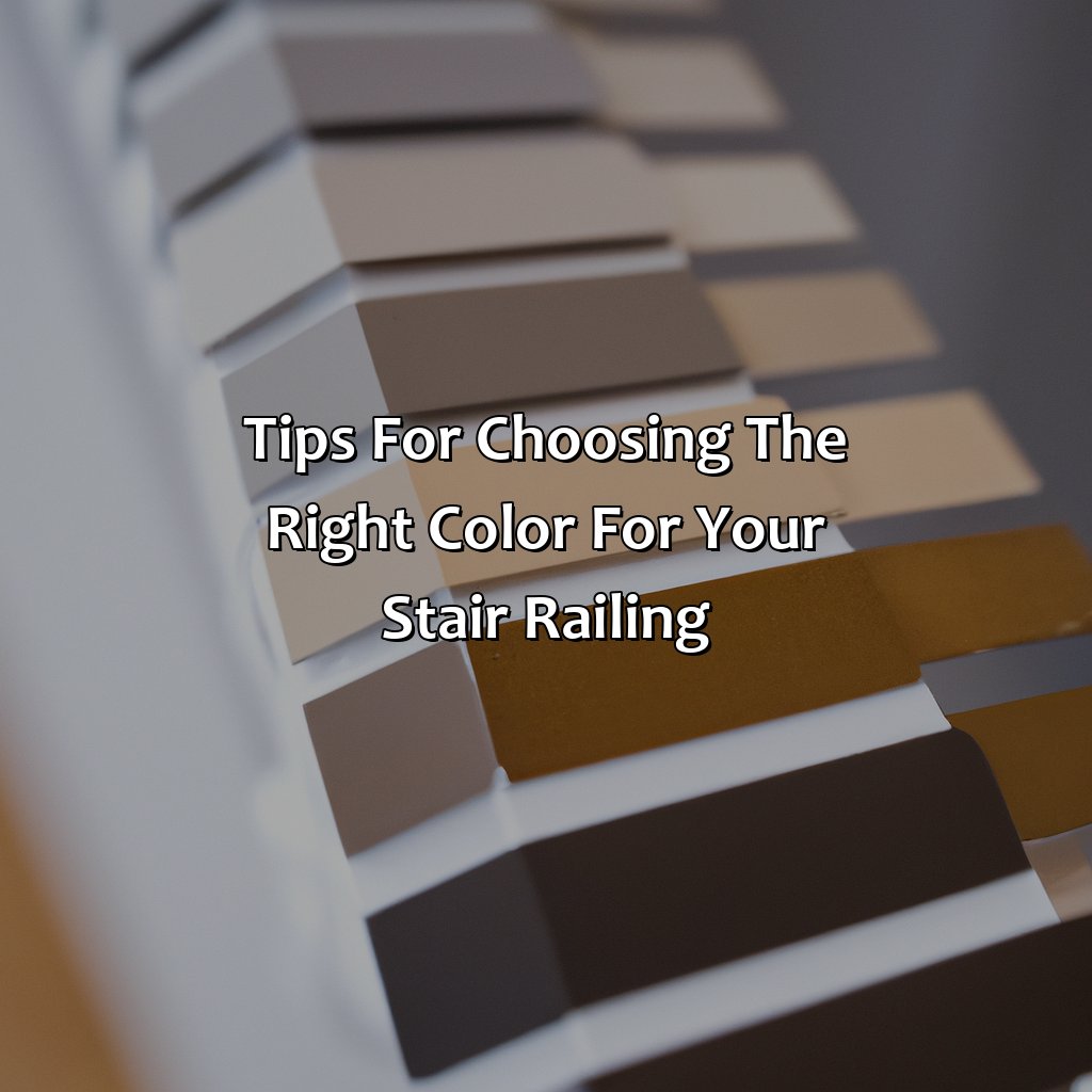 Tips For Choosing The Right Color For Your Stair Railing  - What Color To Paint Stair Railing, 