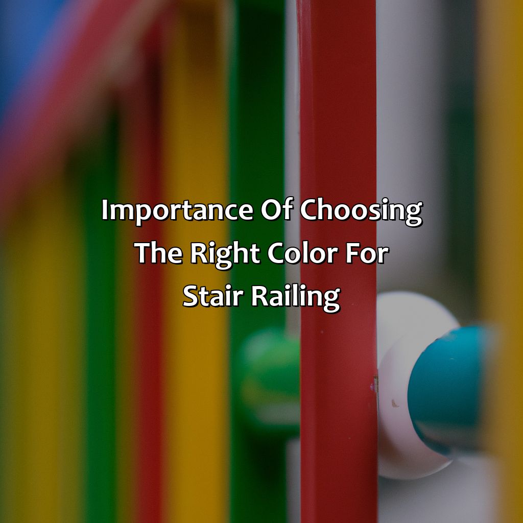 Importance Of Choosing The Right Color For Stair Railing  - What Color To Paint Stair Railing, 