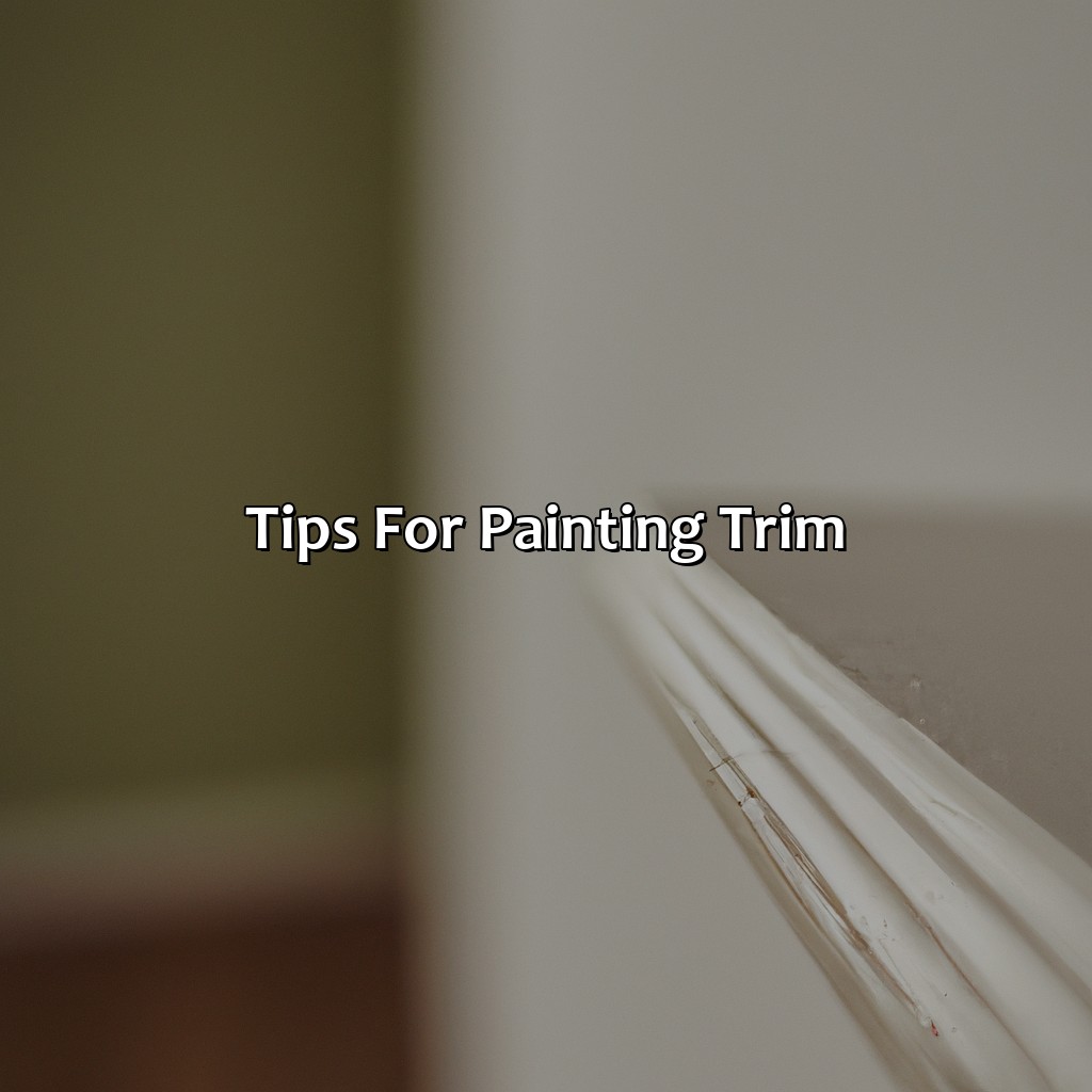 Tips For Painting Trim  - What Color To Paint Trim, 