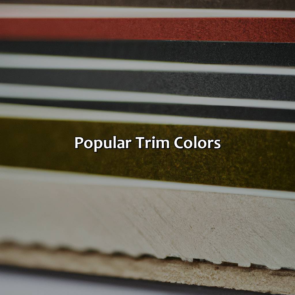 Popular Trim Colors  - What Color To Paint Trim, 