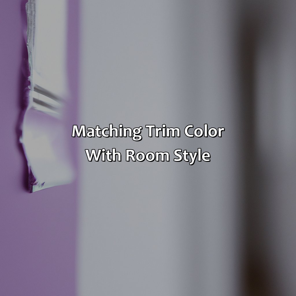 Matching Trim Color With Room Style  - What Color To Paint Trim, 