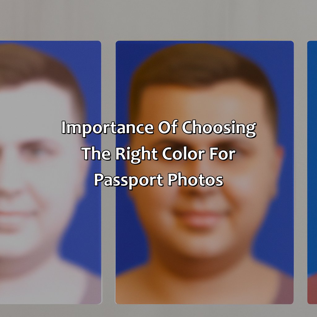 Importance Of Choosing The Right Color For Passport Photos  - What Color To Wear For Passport Photo, 