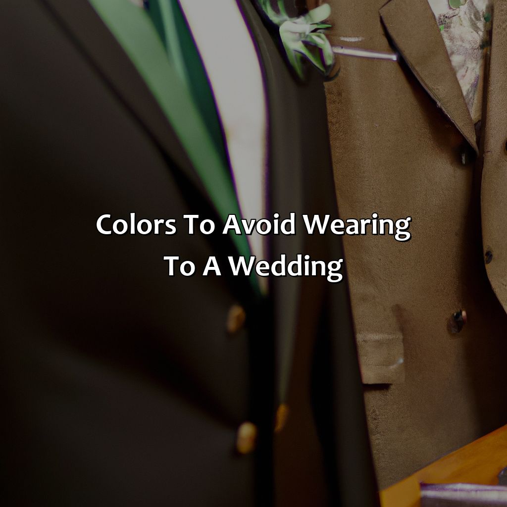 Colors To Avoid Wearing To A Wedding  - What Color To Wear To A Wedding, 
