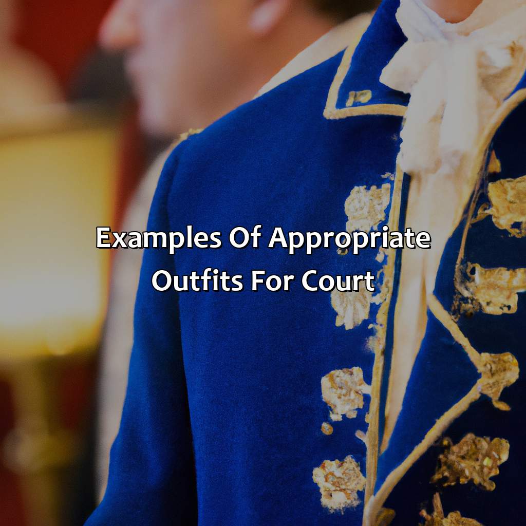 Examples Of Appropriate Outfits For Court  - What Color To Wear To Court, 