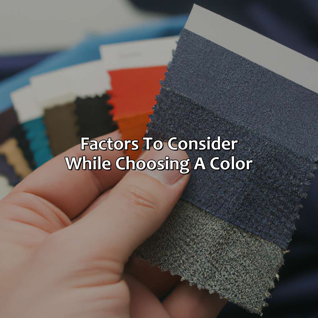 Factors To Consider While Choosing A Color  - What Color To Wear Today, 