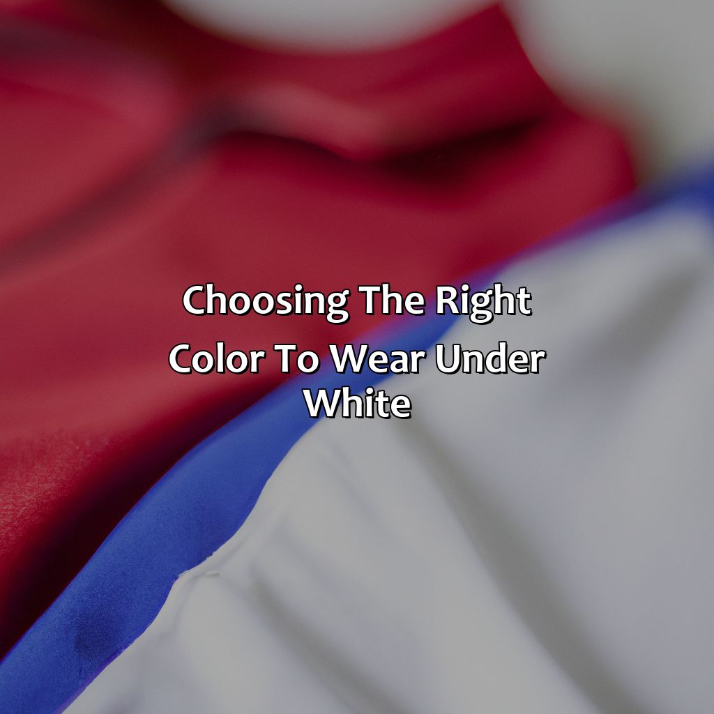 Choosing The Right Color To Wear Under White  - What Color To Wear Under White, 