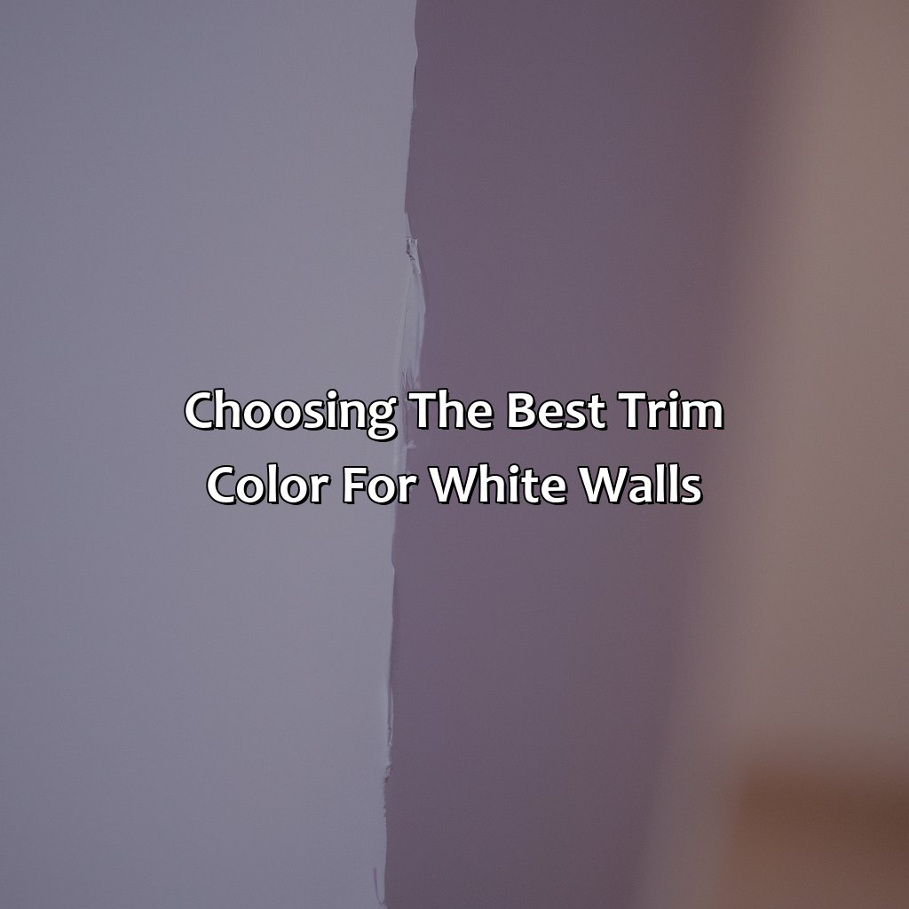 Choosing The Best Trim Color For White Walls  - What Color Trim With White Walls, 