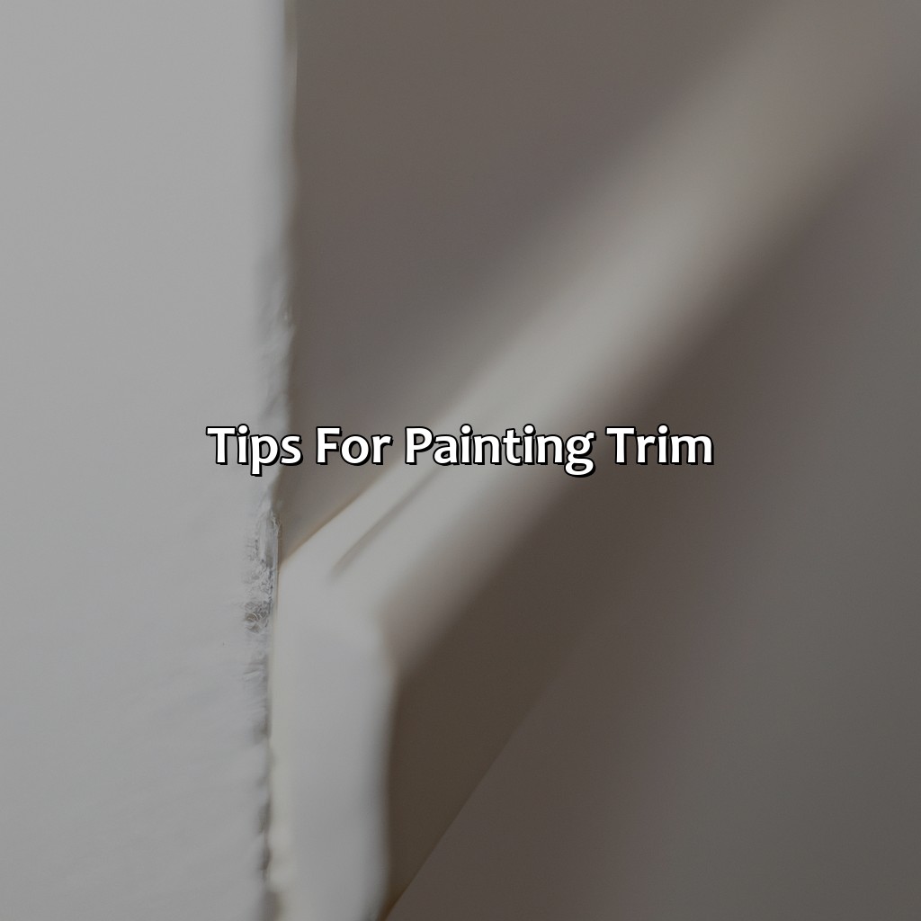 Tips For Painting Trim  - What Color Trim With White Walls, 