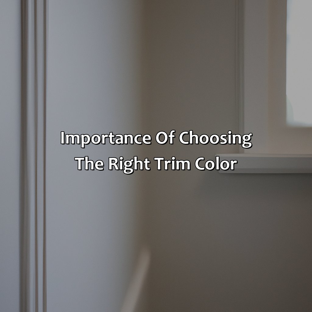 Importance Of Choosing The Right Trim Color  - What Color Trim With White Walls, 
