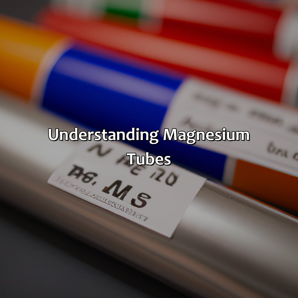 Understanding Magnesium Tubes  - What Color Tube For Magnesium, 