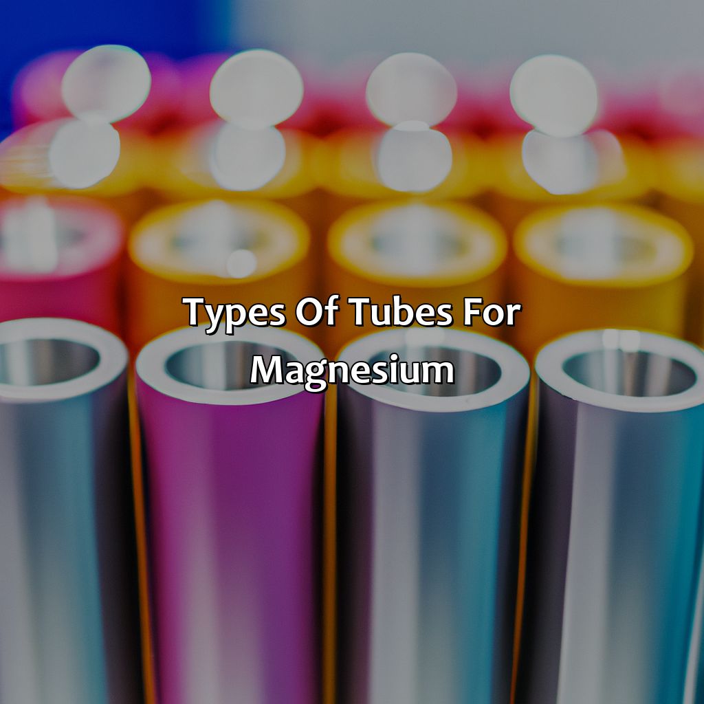 Types Of Tubes For Magnesium  - What Color Tube For Magnesium, 