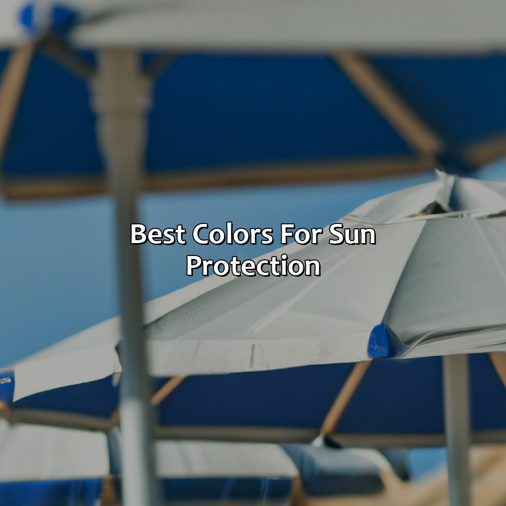 Best Colors For Sun Protection  - What Color Umbrella Is Best For Sun Protection, 
