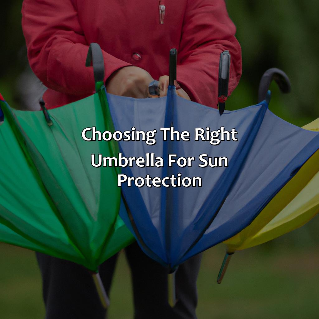 Choosing The Right Umbrella For Sun Protection  - What Color Umbrella Is Best For Sun Protection, 