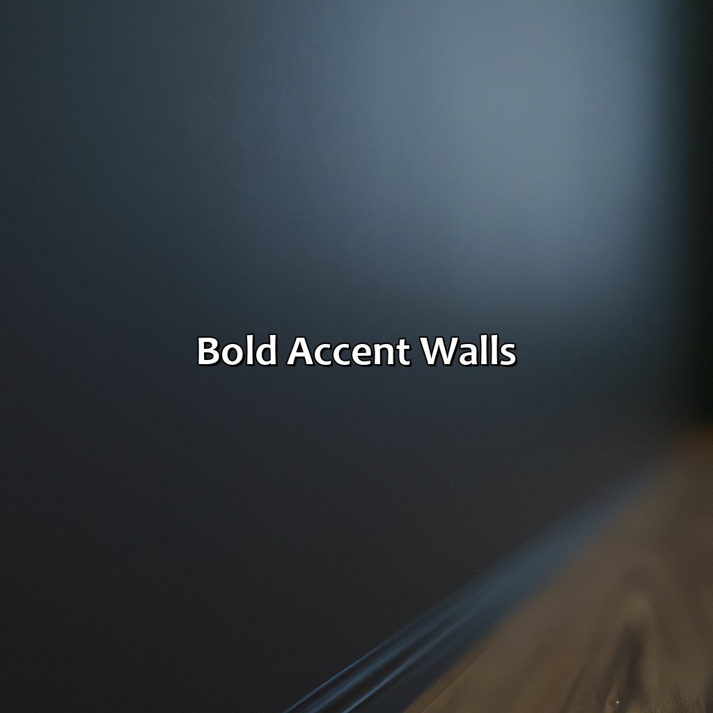 Bold Accent Walls  - What Color Walls Goes With Dark Hardwood Floors, 