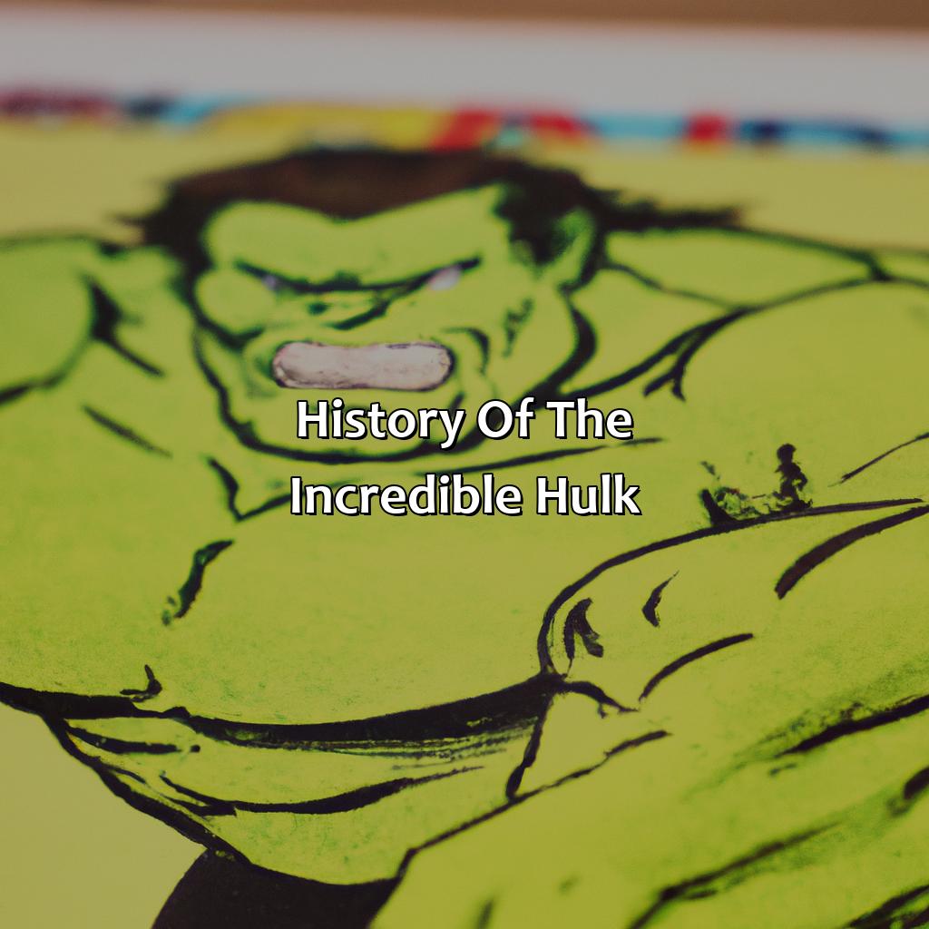 History Of The Incredible Hulk  - What Color Was The Original Incredible Hulk?, 