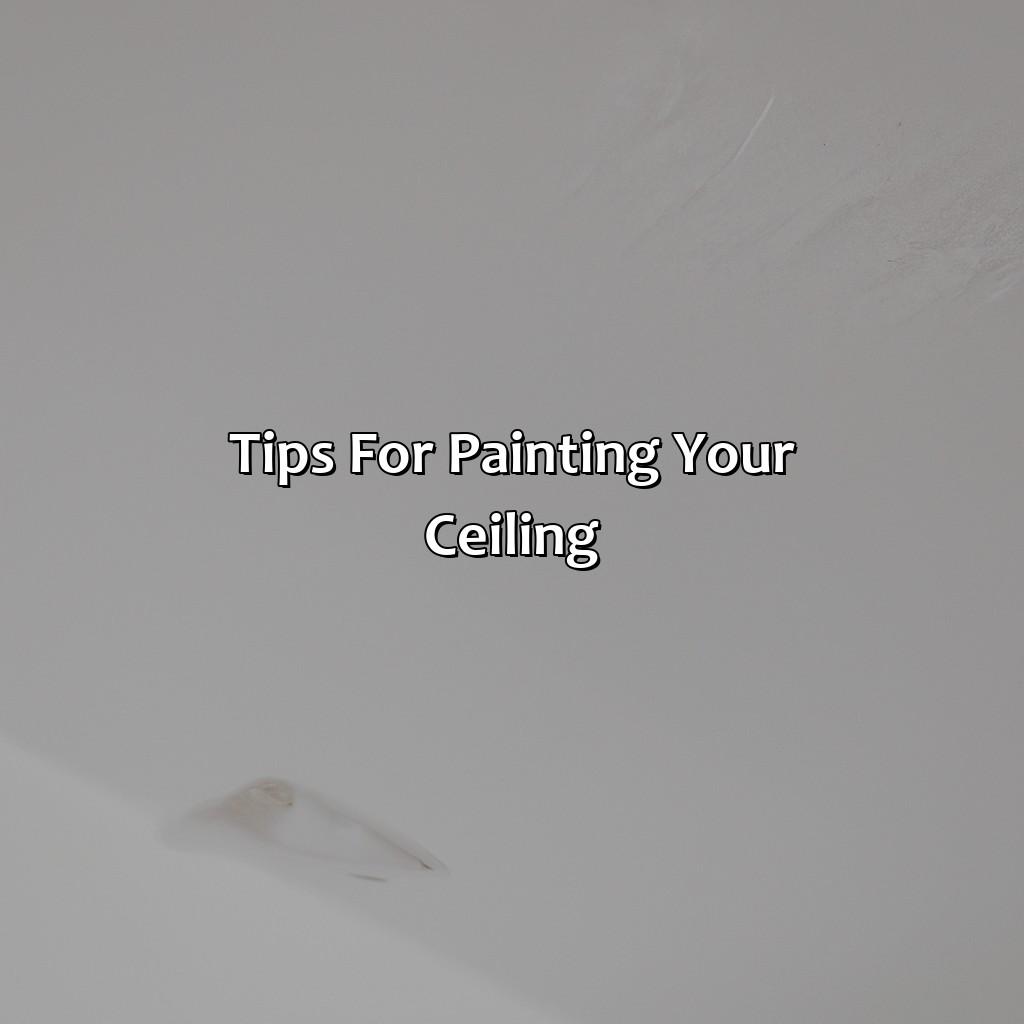 Tips For Painting Your Ceiling  - What Color White To Paint Ceiling, 